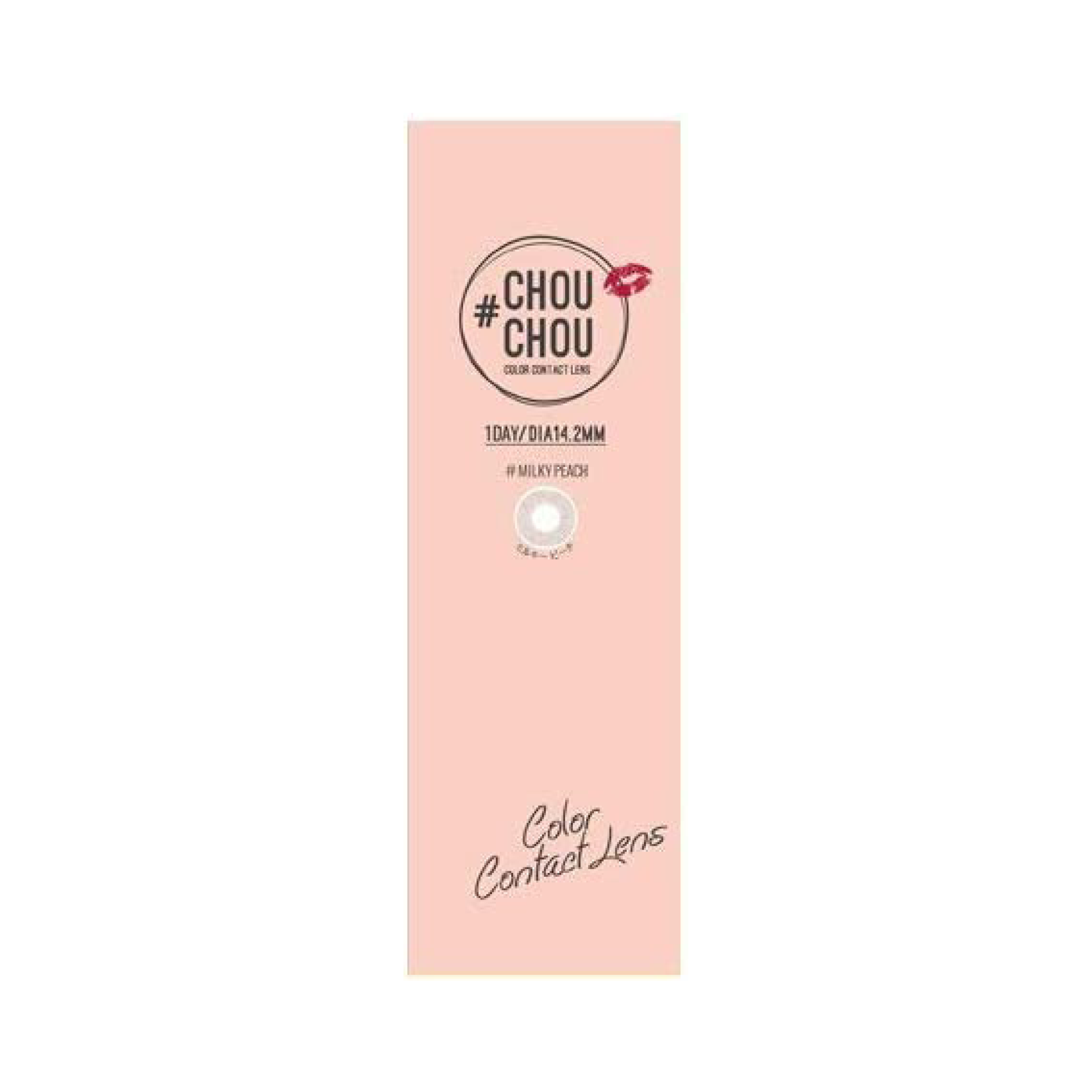 Chouchou 1-Day color contact lens #Milky peach日抛美瞳蜜桃牛奶｜10 Pcs