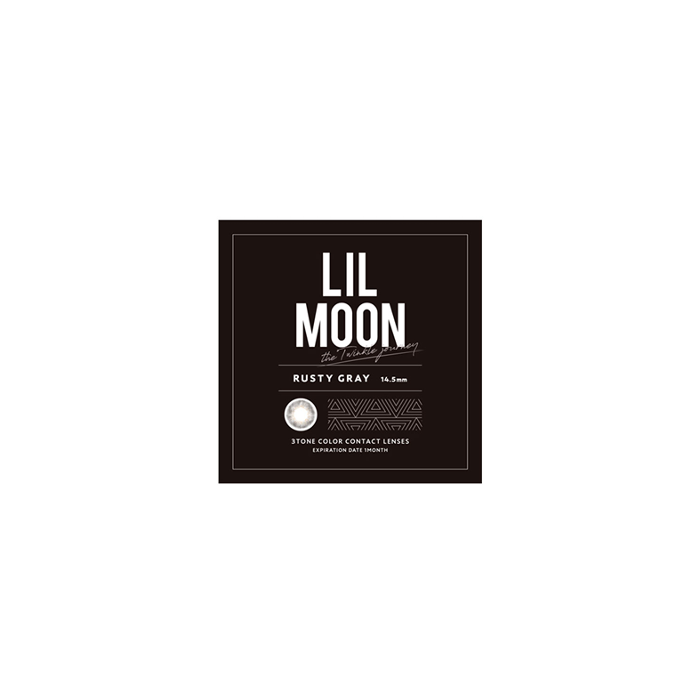 Lilmoon 1-Month color contact lens #Rusty gray月抛美瞳暗棕灰｜1 Pcs