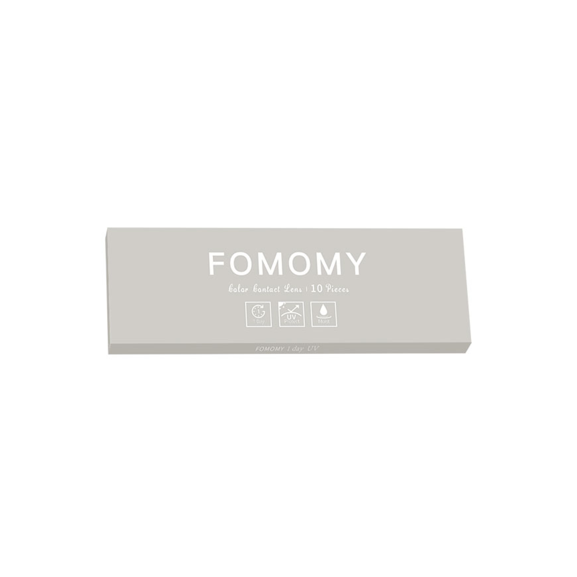 Fomomy 1-Day color contact lens #Shine black日抛美瞳闪耀黑｜10 Pcs