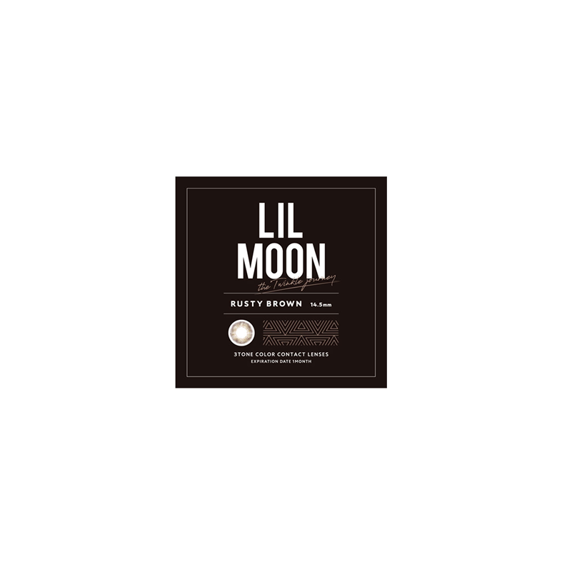 Lilmoon 1-Month color contact lens #Rusty brown月抛美瞳暗橙棕｜1 Pcs