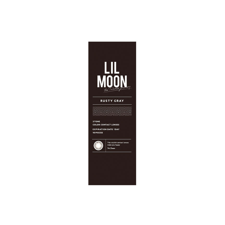 Lilmoon 1-Day color contact lens #Rusty gray日抛美瞳暗棕灰｜10 Pcs