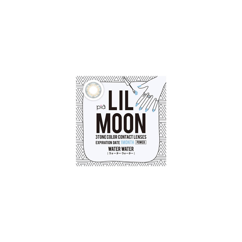 Lilmoon 1-Month color contact lens #Water water月抛美瞳水蓝灰｜1 Pcs